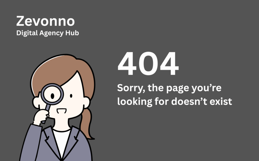 zevonno 404 error page